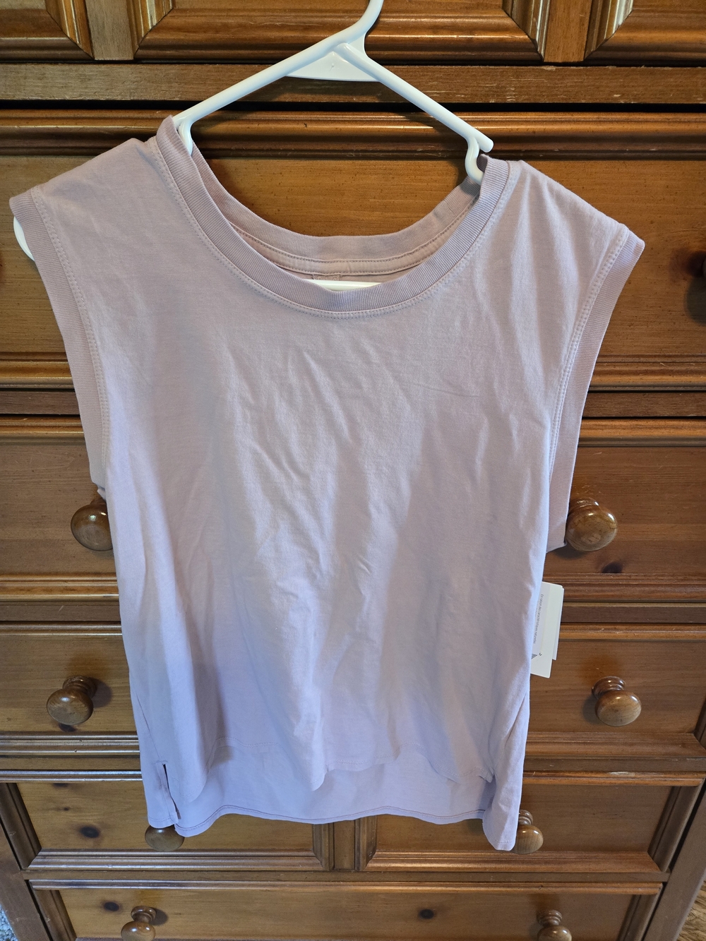 Sleeveless Lavender Muscle Tee - Women Treasure & Bond
